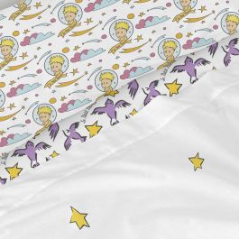 Juego de Sábanas HappyFriday Le Petit Prince Ses amis Multicolor Cama de 80/90 2 Piezas