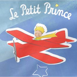 Protector de Cuna HappyFriday Le Petit Prince Son avion Multicolor 210 x 40 cm