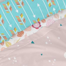 Juego de Sábanas HappyFriday Moshi Moshi Fantasy Multicolor Cama de 80/90 2 Piezas