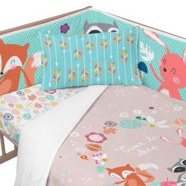 Protector de Cuna HappyFriday Moshi Moshi Fantasy Multicolor 210 x 40 cm