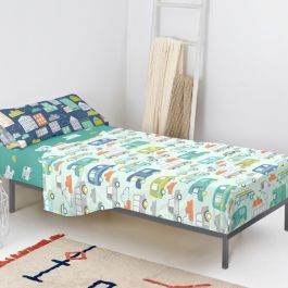 Juego de Sábanas HappyFriday Moshi Moshi Holidays Multicolor Cama de 105 2 Piezas