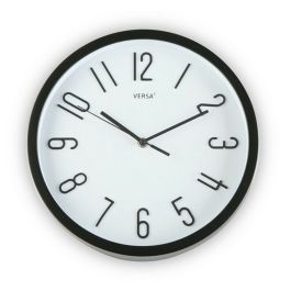 Reloj de Pared Versa Negro Plástico Fusion 4,6 x 30 x 30 cm (Ø 30 cm) Precio: 17.95000031. SKU: S3402427