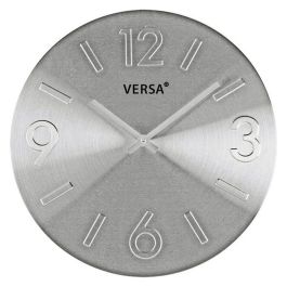 Reloj de Pared Versa Plateado Metal Aluminio 4 x 35,5 x 35,5 cm Precio: 21.7679005929. SKU: B12Q4AZCH5