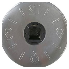 Reloj de Pared Versa Plateado Metal Aluminio 4 x 35,5 x 35,5 cm