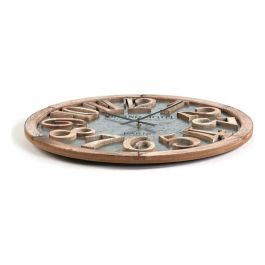 Reloj de Pared Versa 21110026 Metal Madera MDF 5 x 60 x 60 cm Marrón Gris