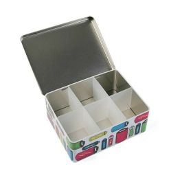 Caja Decorativa Versa Metal Fusion (20,5 x 8,4 x 16,5 cm)
