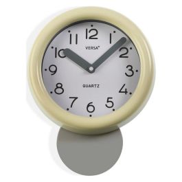 Reloj de Pared Versa Plástico (5 x 26,5 x 19,5 cm)