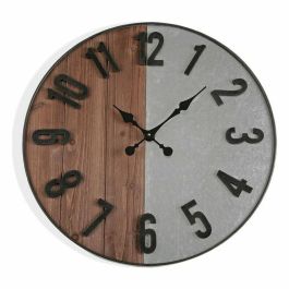 Reloj de Pared Versa Metal Madera MDF Madera MDF y metal 5 x 60 x 60 cm
