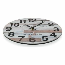 Reloj de Pared Versa Madera (4 x 30 x 30 cm)