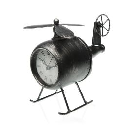 Reloj de Mesa Versa Helicóptero Metal (19,5 x 17,5 x 12,5 cm)