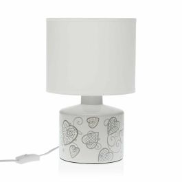 Lámpara de mesa Versa Cozy Corazones Cerámica (22,5 x 35 x 22,5 cm) Precio: 28.9500002. SKU: S3407578