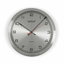 Reloj de Pared Versa Aluminio (4,1 x 25 x 25 cm)