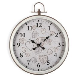 Reloj de Pared Versa Cozy Corazones Metal (5 x 73,5 x 60 cm) Precio: 47.94999979. SKU: S3406587