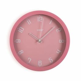 Reloj de Pared Versa Rosa Polipropileno (4,3 x 30 x 30 cm)