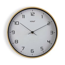 Reloj de Pared Versa Madera Blanco 30,5 x 4,3 x 30,5 cm Cuarzo Poliuretano Precio: 20.5094993224. SKU: S3408205