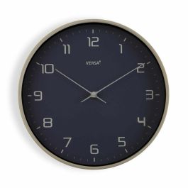 Reloj de Pared Versa Azul Madera PU (30,5 x 4,3 x 30,5 cm) Precio: 17.95000031. SKU: S3408207