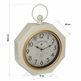 Reloj de Pared Versa W Metal (28 x 8 x 40 cm)