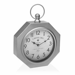 Reloj de Pared Versa GY Metal (28 x 8 x 40 cm)