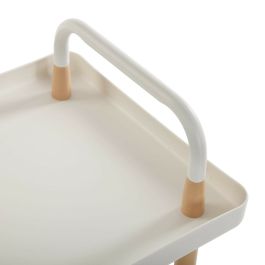 Carrito Verdulero Versa Blanco Metal Polipropileno (36 x 85 x 53,5 cm)