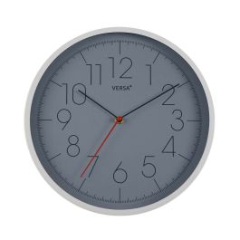 Reloj de Pared Versa Gris Plástico (4,3 x 30,5 x 30,5 cm)