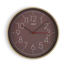 Reloj de Pared Versa Marrón Plástico (4,3 x 30,5 x 30,5 cm)