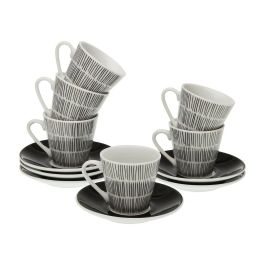 Juego de Tazas de Café Versa New Lines Porcelana (6 Piezas) Precio: 20.98999947. SKU: S3409728