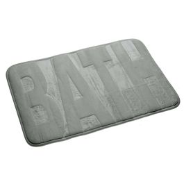 Alfombra de baño Versa Bath Gris Algodón (40 x 60 cm) Precio: 9.0749998427. SKU: S3410341