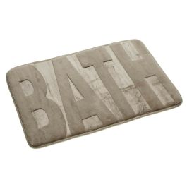 Alfombra de baño Versa Bath Beige Algodón (40 x 60 cm) Precio: 9.0749998427. SKU: S3410342