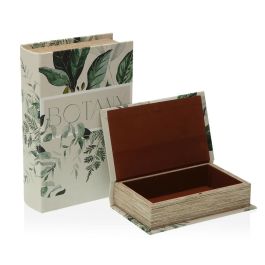 Caja Decorativa Versa Botanic Libro 7 x 27 x 18 cm