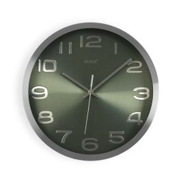 Reloj de Pared Versa Plateado Aluminio (4 x 30 x 30 cm)