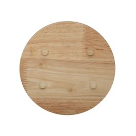 Portarrollo de Papel de Cocina Versa Gris Madera Madera de caucho Acero Hierro 15 x 33 x 15 cm