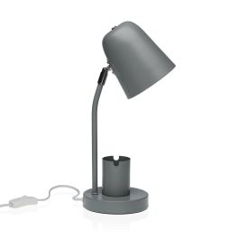 Lámpara de escritorio Versa Gris Metal 18 x 40 x 14 cm Precio: 36.9499999. SKU: B12YH8BSRT