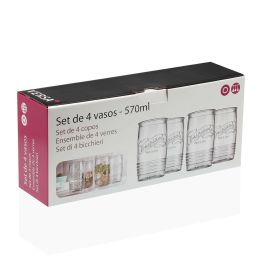 Set de Vasos Versa 570 ml Cristal