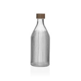 Botella Versa Vidrio Aluminio Rayas 1 L 9,8 x 25,1 x 9,8 cm Precio: 4.49999968. SKU: B1B5JDS253