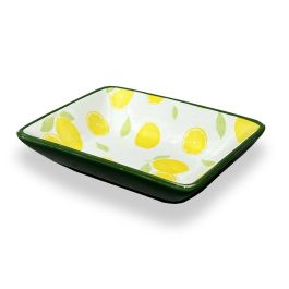 Fuente de Cocina Versa Cerámica Porcelana Limón 9,3 x 2,5 x 7,3 cm