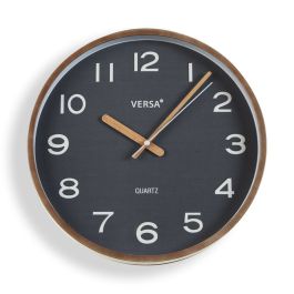 Reloj de Pared Versa Gris Plástico Cuarzo 4,3 x 30 x 30 cm