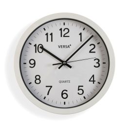 Reloj de Pared Versa Blanco Plástico Cuarzo 4,3 x 30 x 30 cm