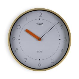 Reloj de Pared Versa Blanco Marrón Plástico Cuarzo 4 x 30 x 30 cm Precio: 17.95000031. SKU: B1DWFJ9FWV