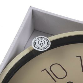 Reloj de Pared Versa Amarillo Plástico Cuarzo 4 x 30 x 30 cm