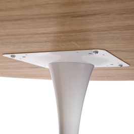 Mesa de Comedor Versa Lia Metal Madera MDF 120 x 73 x 120 cm