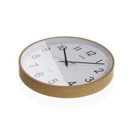 Reloj de Pared Versa Plástico Cuarzo Madera MDF 5 x 35 x 35 cm