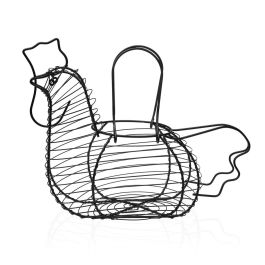 Huevera Versa Negro Acero 18 x 25 x 35 cm Gallina Precio: 17.99785218. SKU: B156HDCG2L