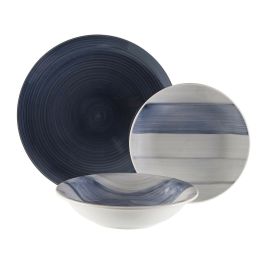 Set de Vajilla Versa Leanne Azul oscuro Gres 26,5 x 26,5 cm 18 Piezas Precio: 68.4999997. SKU: B17MPKV2XR