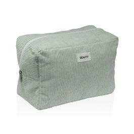 Neceser de Viaje Versa Corduroy Verde 12 x 16 x 24 cm