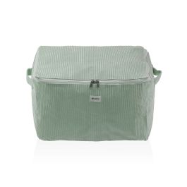 Caja de Almacenamiento Versa Corduroy 38 x 26 x 26 cm Verde