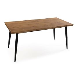 Mesa de Centro Versa Malika PVC Metal Madera MDF 80 x 75 x 160 cm