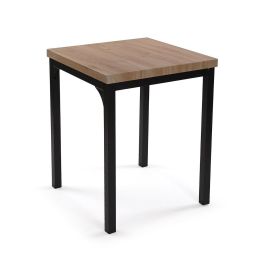 Conjunto de Mesa con 2 Sillas Versa PVC Metal Madera MDF 60 x 76 x 60 cm