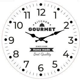 Reloj de Pared Versa Gourmet Madera 4 x 30 x 30 cm