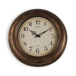 Reloj de Pared Versa Antique Dorado Plástico 4,5 x 51 x 51 cm