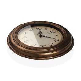 Reloj de Pared Versa Antique Dorado Plástico 4,5 x 51 x 51 cm